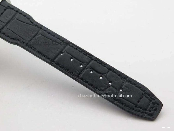 MIROTIME 0213 Soft Pilot Chrono 3777 43mm ZF 1:1 Best Edition Black Dial On Black Leather Strap A 7360